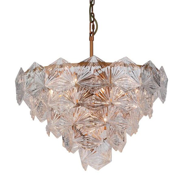 Люстра CHANDELIER ERMITAGE Gold Бронза Прозрачное Стекло Люстра CHANDELIER ERMITAGE Gold Бронза Прозрачное Стекло в Орле | Loft Concept