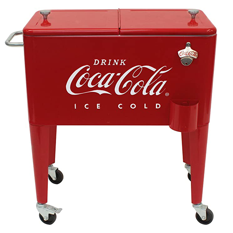 Куллер Retro Metal Coca-Cola Cooler Red Красный (Red) Куллер Retro Metal Coca-Cola Cooler Red Красный (Red) в Орле | Loft Concept