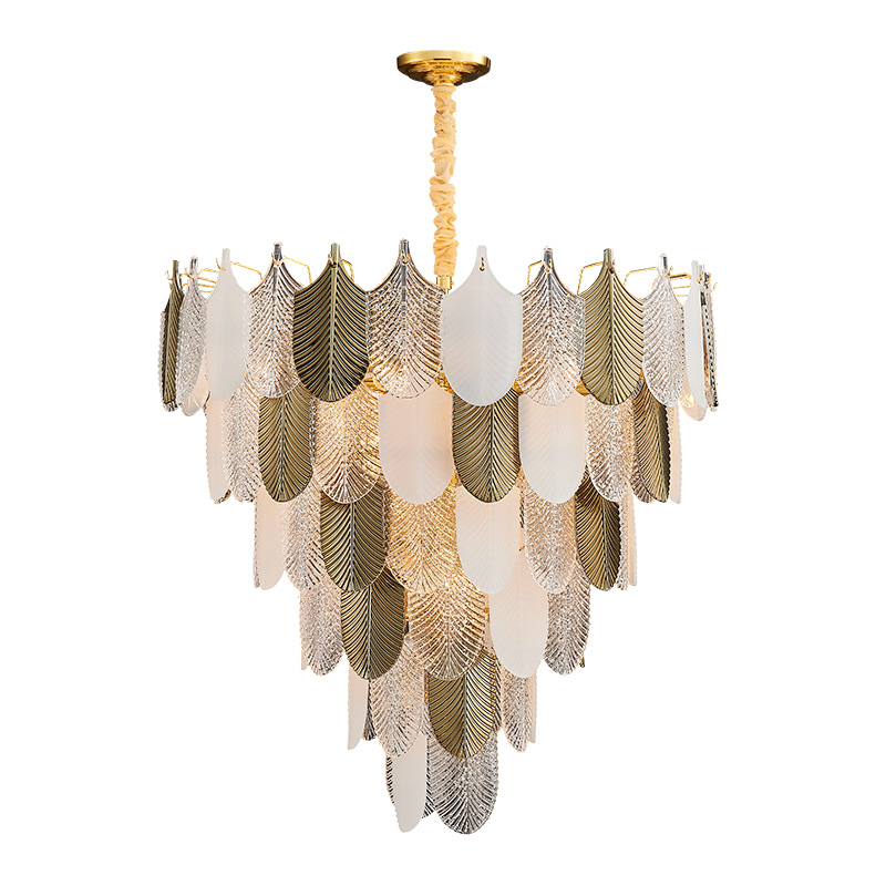 Люстра Abelia Chandelier Золотой Белый Прозрачный Люстра Abelia Chandelier Золотой Белый Прозрачный в Орле | Loft Concept