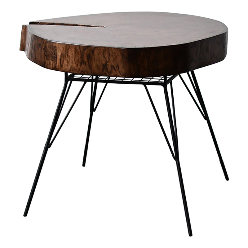 Кофейный стол Bains Industrial Metal Rust Coffee Table Коричневый Черный в Орле | Loft Concept 