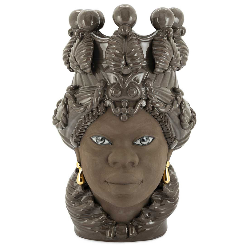 Ваза VASE MORO BIG LADY BLACK MUD Коричневый Ваза VASE MORO BIG LADY BLACK MUD Коричневый в Орле | Loft Concept