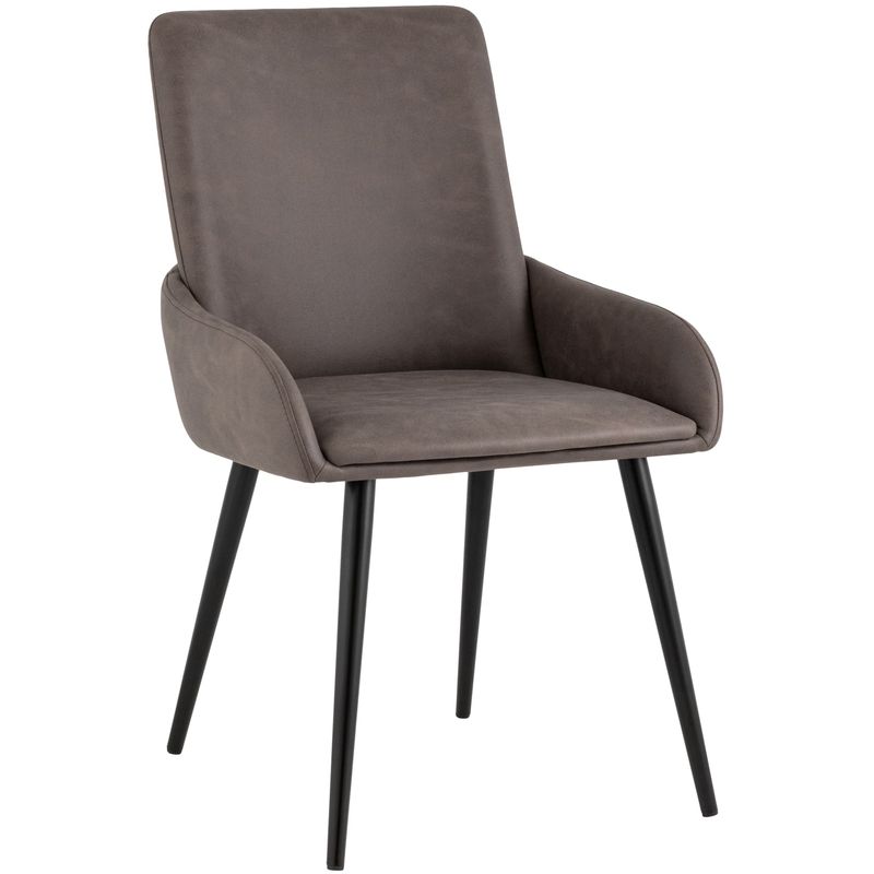 Стул Munchen Chair Коричневая Винтажная Экокожа Коричневый винтаж Черный Стул Munchen Chair Коричневая Винтажная Экокожа Коричневый винтаж Черный в Орле | Loft Concept