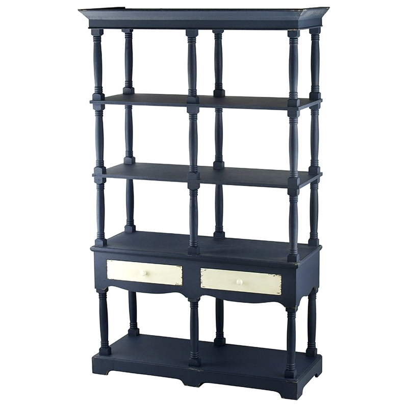 Винтажный Стеллаж Margery Blue Синий Винтажный Стеллаж Margery Blue Синий в Орле | Loft Concept