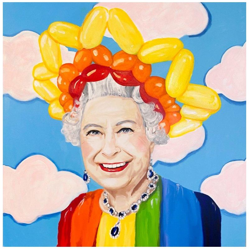 Картина Queen Elizabeth in Balloon Sunshine Crown Мульти Картина Queen Elizabeth in Balloon Sunshine Crown Мульти в Орле | Loft Concept