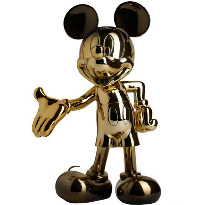 Статуэтка Mickey Mouse statuette gold Глянцевое золото Черный Статуэтка Mickey Mouse statuette gold Глянцевое золото Черный в Орле | Loft Concept