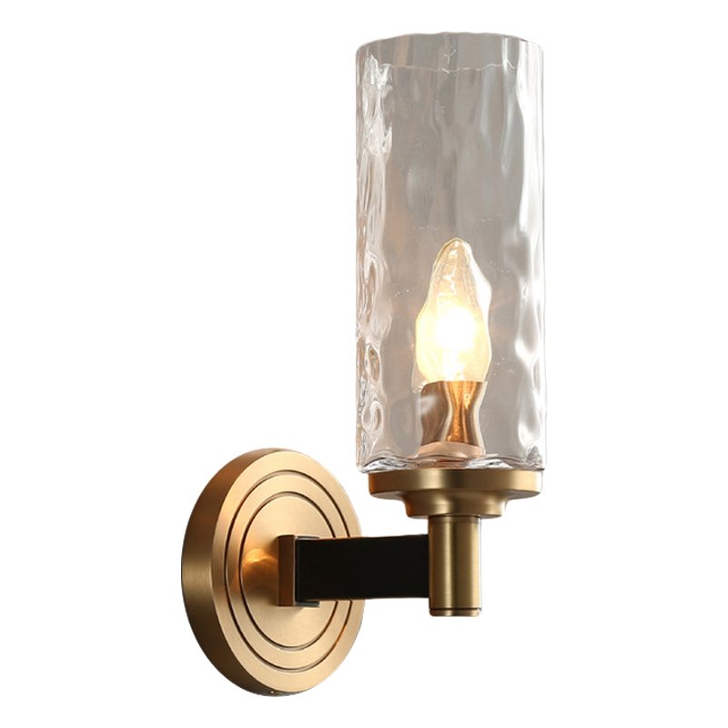 Бра LIAISON black and brass wall lamp Черный Латунь Прозрачное Стекло Бра LIAISON black and brass wall lamp Черный Латунь Прозрачное Стекло в Орле | Loft Concept