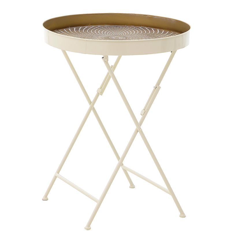 Приставной стол Martita Table Золотой Шампань Приставной стол Martita Table Золотой Шампань в Орле | Loft Concept