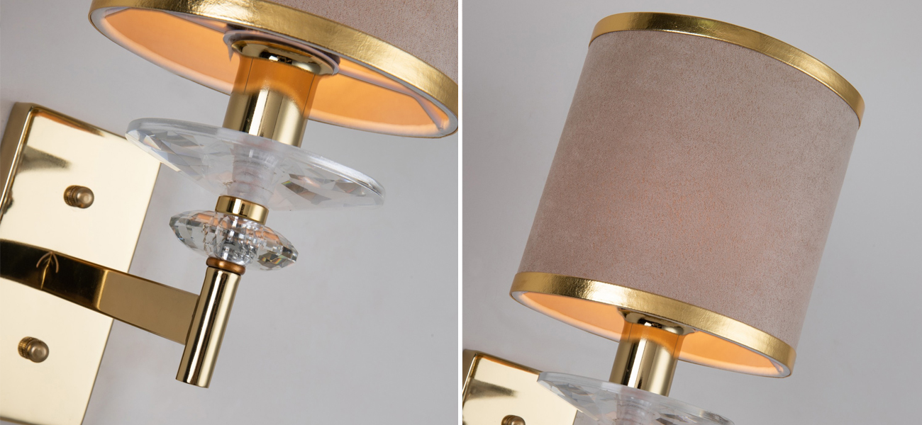 Бра цвета латуни Salony - фото