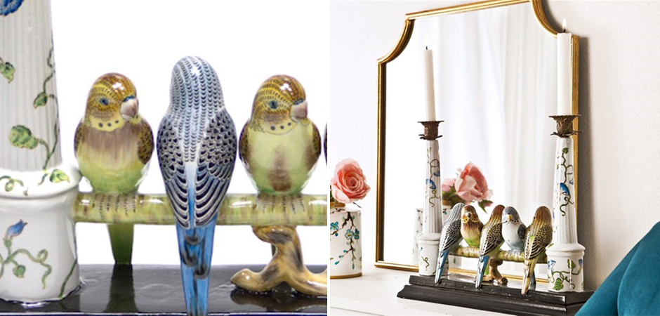 Двойной подсвечник Five Budgies Двойной подсвечник Five Budgies - Loft-Concept в Орле