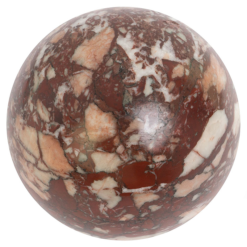 Шар декоративный из натурального камня Креноид Красный Natural Stone Spheres Коричневый Оранжевый Белый Красный Шар декоративный из натурального камня Креноид Красный Natural Stone Spheres Коричневый Оранжевый Белый Красный в Орле | Loft Concept