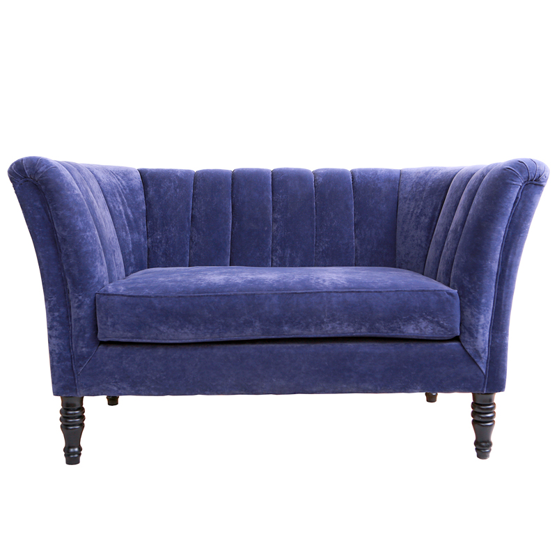 Диван Joffroi Sofa velour blue Синий Диван Joffroi Sofa velour blue Синий в Орле | Loft Concept