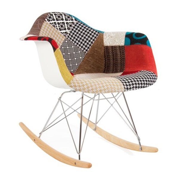 Кресло RAR Rocking Patchwork Мульти Кресло RAR Rocking Patchwork Мульти в Орле | Loft Concept