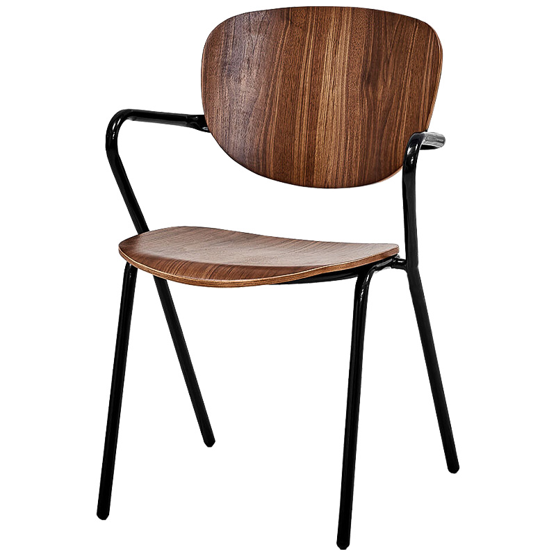 Стул Atol Loft Stool Черный Коричневый Стул Atol Loft Stool Черный Коричневый в Орле | Loft Concept