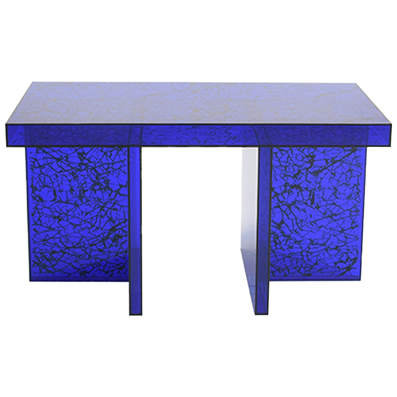 Кофейный стол Acrylic Blue Gerald Coffee Table Синий Черный Кофейный стол Acrylic Blue Gerald Coffee Table Синий Черный в Орле | Loft Concept