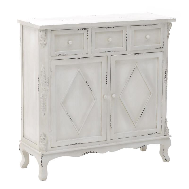 Комод в стиле прованс белый Peder Provence Chest of Drawers Белый винтажная патина   в Орле | Loft Concept 
