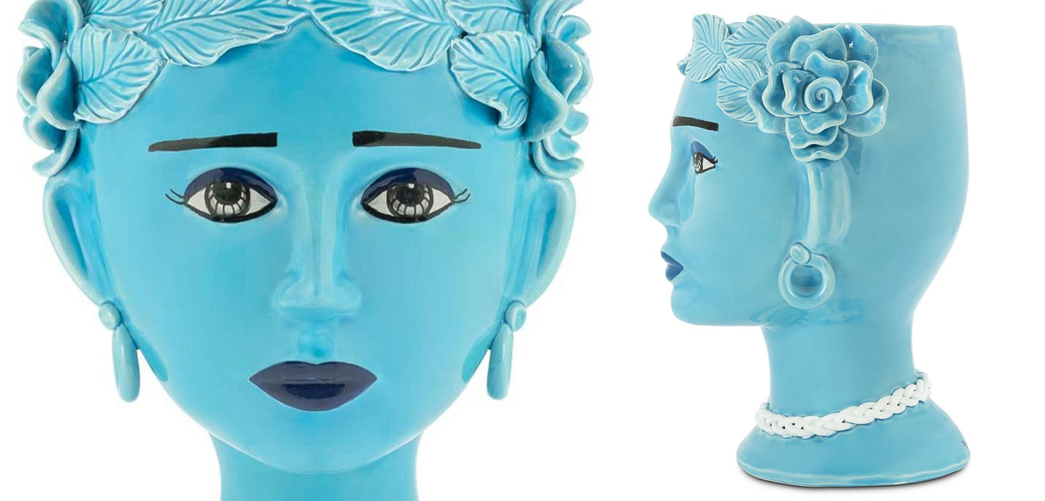 Ваза Vase Selva Blissful Turquoise - фото