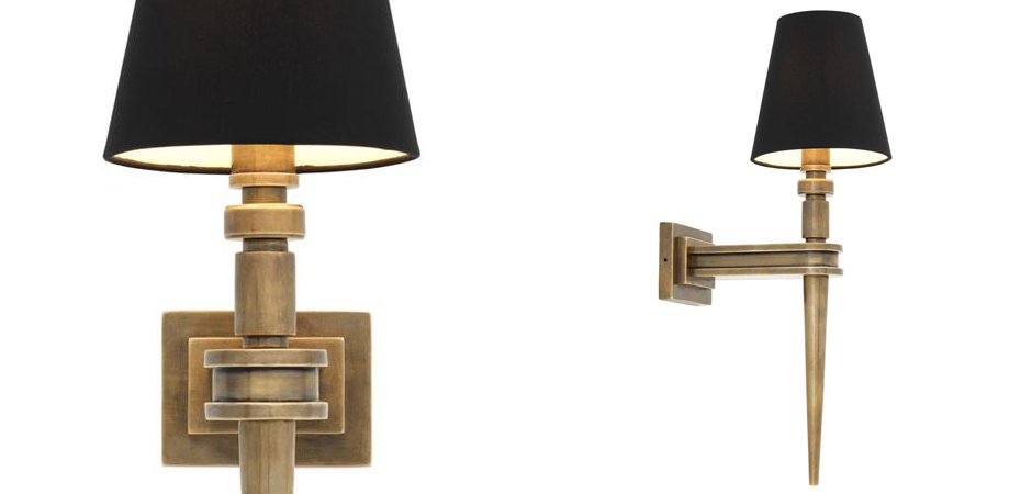 Бра Wall Lamp Waterloo Single Brass Бра Wall Lamp Waterloo Single Brass - Loft-Concept в Орле