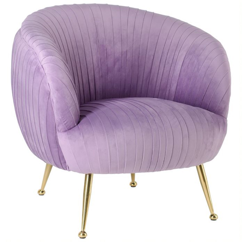 Кресло SOUFFLE CHAIR lilac Сиреневый матовое золото Кресло SOUFFLE CHAIR lilac Сиреневый матовое золото в Орле | Loft Concept