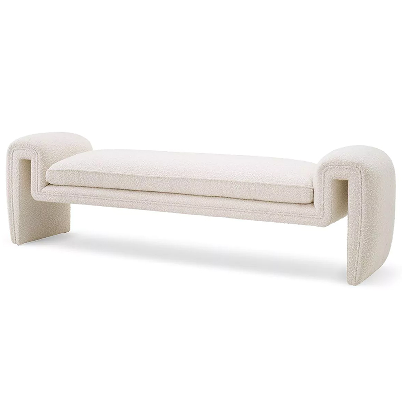 Банкетка Eichholtz Bench Tondo L Белый в Орле | Loft Concept 