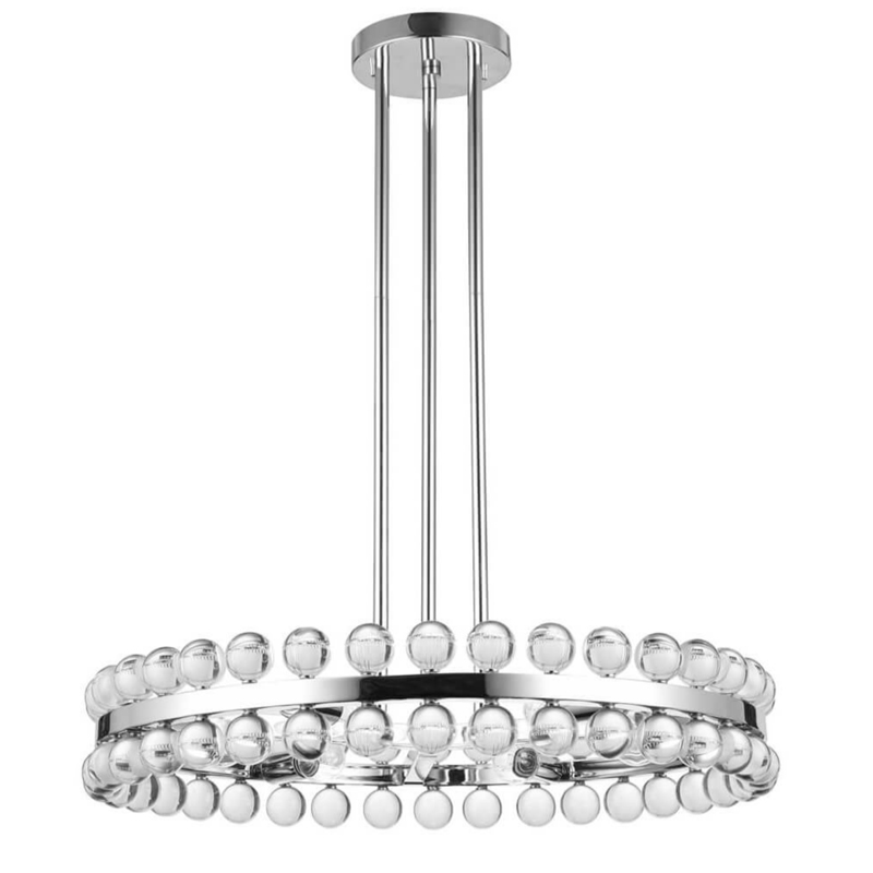 Sacramento Transparent Balls One Circle Chandelier Хром Прозрачный Sacramento Transparent Balls One Circle Chandelier Хром Прозрачный в Орле | Loft Concept