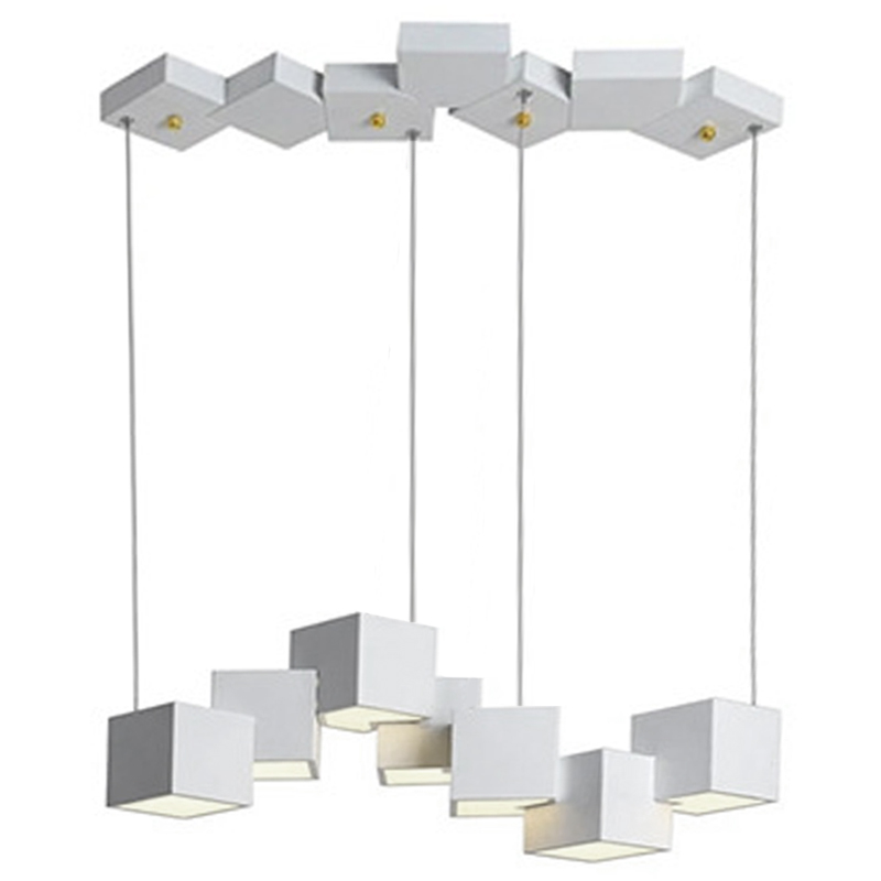 Дизайнерский светодиодный светильник Белый Eight Squares Lamp Белый Дизайнерский светодиодный светильник Белый Eight Squares Lamp Белый в Орле | Loft Concept