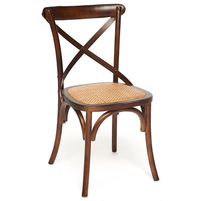 Стул Chaise Provence en Bois noyer foncé тёмный орех Орех Бежевый Стул Chaise Provence en Bois noyer foncé тёмный орех Орех Бежевый в Орле | Loft Concept