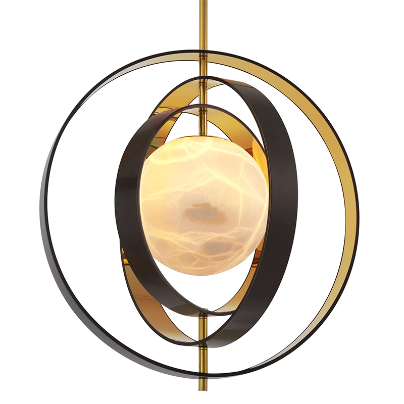 Люстра Eichholtz Chandelier Pearl Золотой Черный Люстра Eichholtz Chandelier Pearl Золотой Черный в Орле | Loft Concept