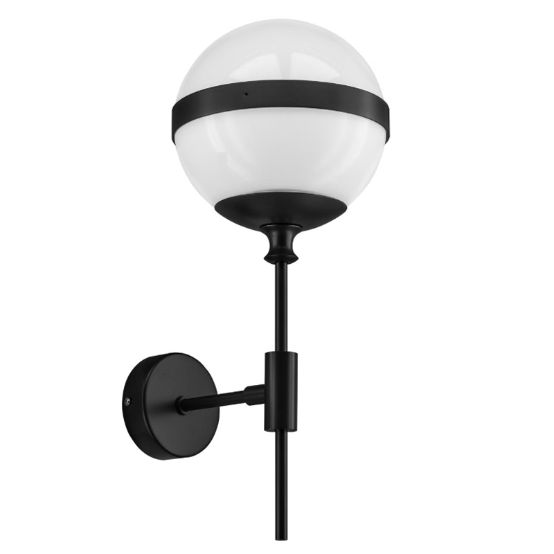 Бра Peggy Wall Lamp Белый Черный матовый в Орле | Loft Concept 