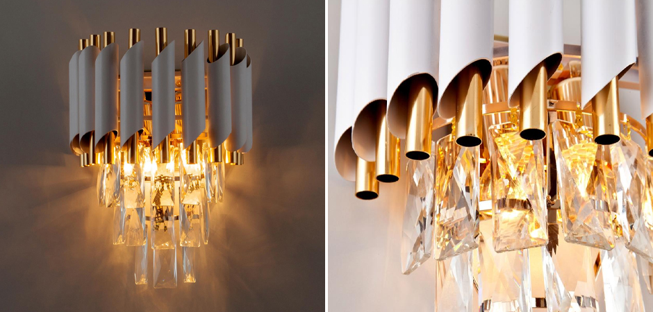 Каскадное бра Empire Crystal Gold Каскадное бра Empire Crystal Gold - Loft-Concept в Орле