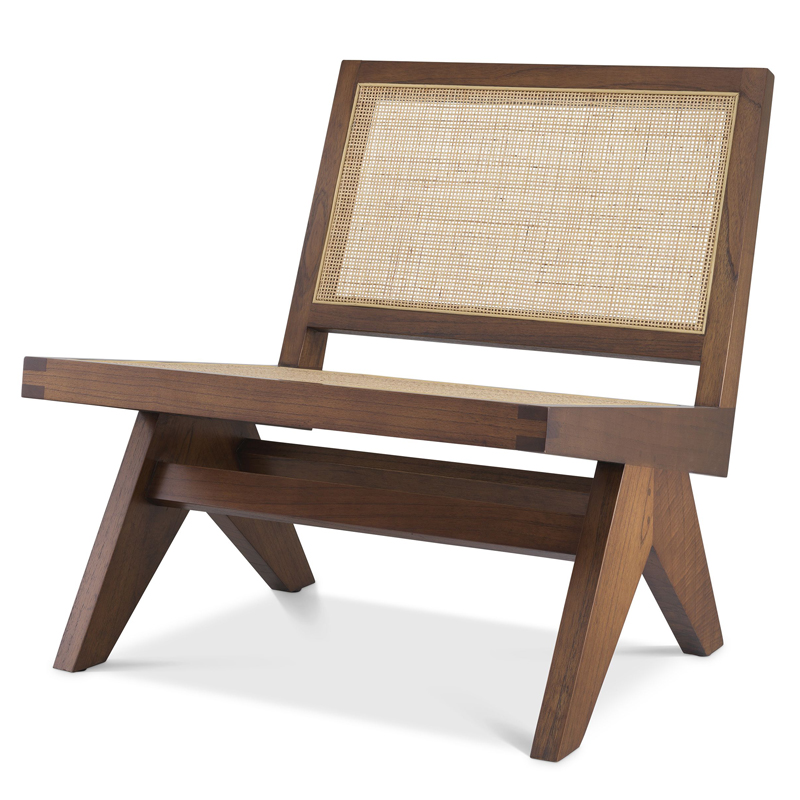 Кресло Eichholtz Chair Romee brown Коричневый Бежевый Кресло Eichholtz Chair Romee brown Коричневый Бежевый в Орле | Loft Concept