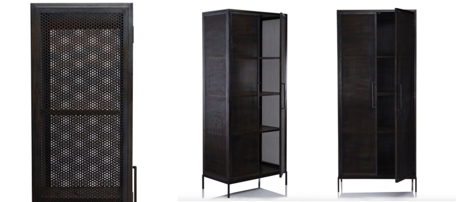 Шкаф Industrial Loft Dark Metal Tali Cabinet Шкаф Industrial Loft Dark Metal Tali Cabinet - Loft-Concept в Орле
