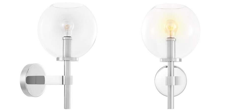 Бра Wall Lamp Jade Nickel Бра Wall Lamp Jade Nickel - Loft-Concept в Орле