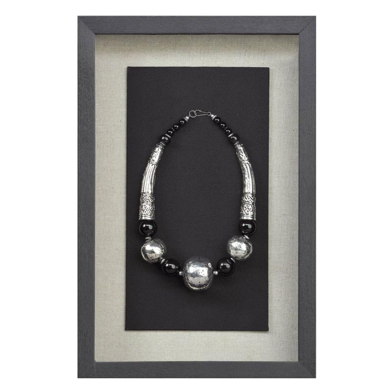 Панно Necklace Wall Accessory IV Черный Серебряный Панно Necklace Wall Accessory IV Черный Серебряный в Орле | Loft Concept