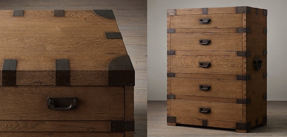 Комод в винтажном стиле Vintage Antique Oak Tall Комод в винтажном стиле Vintage Antique Oak Tall - Loft-Concept в Орле
