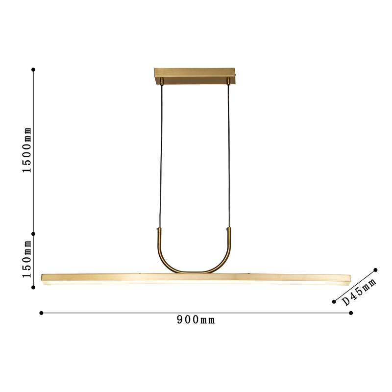 Минималистичная золотая люстра Trumpet tube Минималистичная золотая люстра Trumpet tube в Орле
