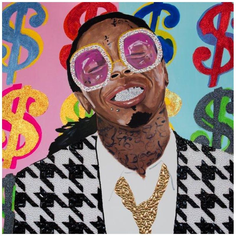 Картина Lil Wayne with Money Background, And Houndstooth Jacket Мульти Картина Lil Wayne with Money Background, And Houndstooth Jacket Мульти в Орле | Loft Concept