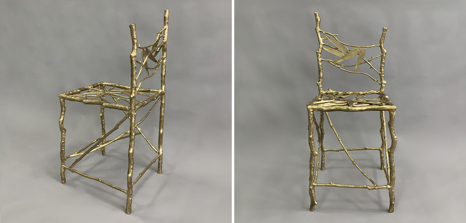 Стул Golden Bamboo Chair - фото