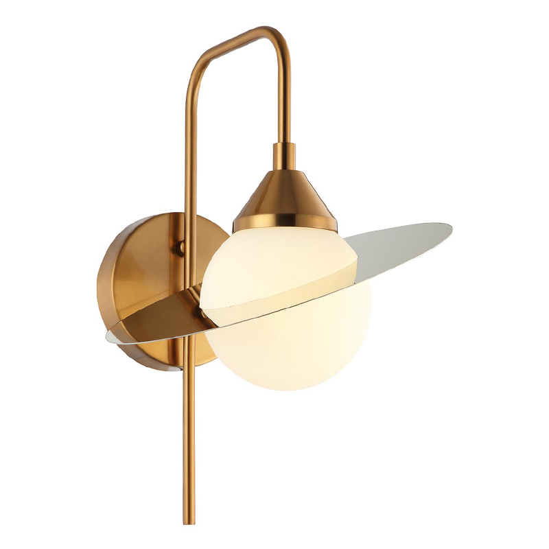 Бра Phainon Gold Wall Lamp Золотой Белый Бра Phainon Gold Wall Lamp Золотой Белый в Орле | Loft Concept