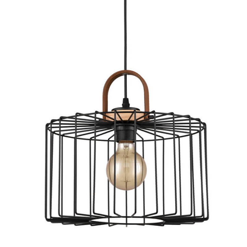 Подвесной светильник Cage Wire Color black D32 Черный в Орле | Loft Concept 