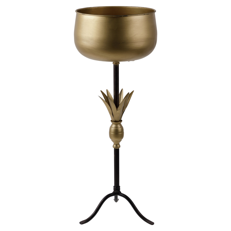 Ваза Leaves Vase Черный Золотой Ваза Leaves Vase Черный Золотой в Орле | Loft Concept