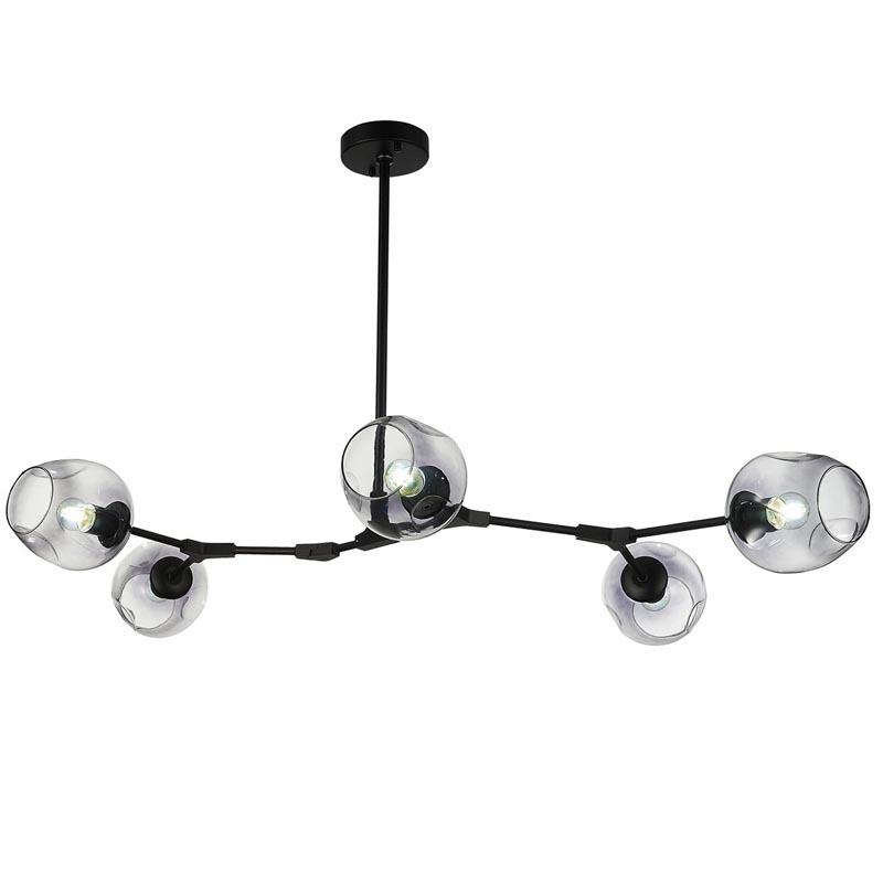 Люстра Branching Bubble Chandelier 5 black Черный Дымчатый (Smoke) Люстра Branching Bubble Chandelier 5 black Черный Дымчатый (Smoke) в Орле | Loft Concept