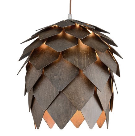 Подвесной светильник Crimea Pine Cone Brown Коричневый Подвесной светильник Crimea Pine Cone Brown Коричневый в Орле | Loft Concept