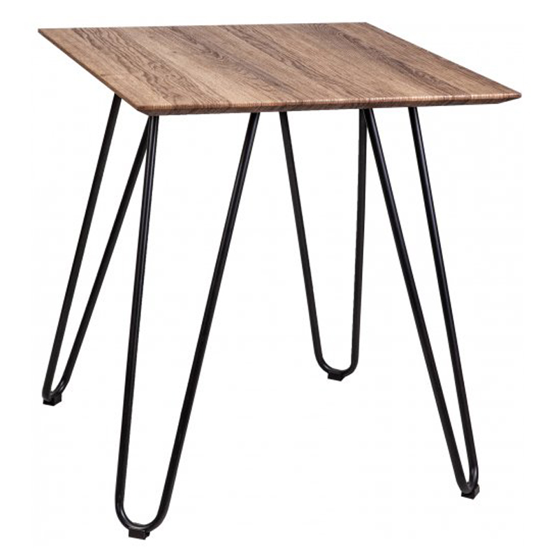 Приставной стол Matron Table square Черный Дуб темный Приставной стол Matron Table square Черный Дуб темный в Орле | Loft Concept