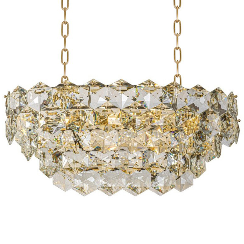 Люстра Tiers Crystal Light Chandelier 82 Золотой Прозрачное Стекло Люстра Tiers Crystal Light Chandelier 82 Золотой Прозрачное Стекло в Орле | Loft Concept
