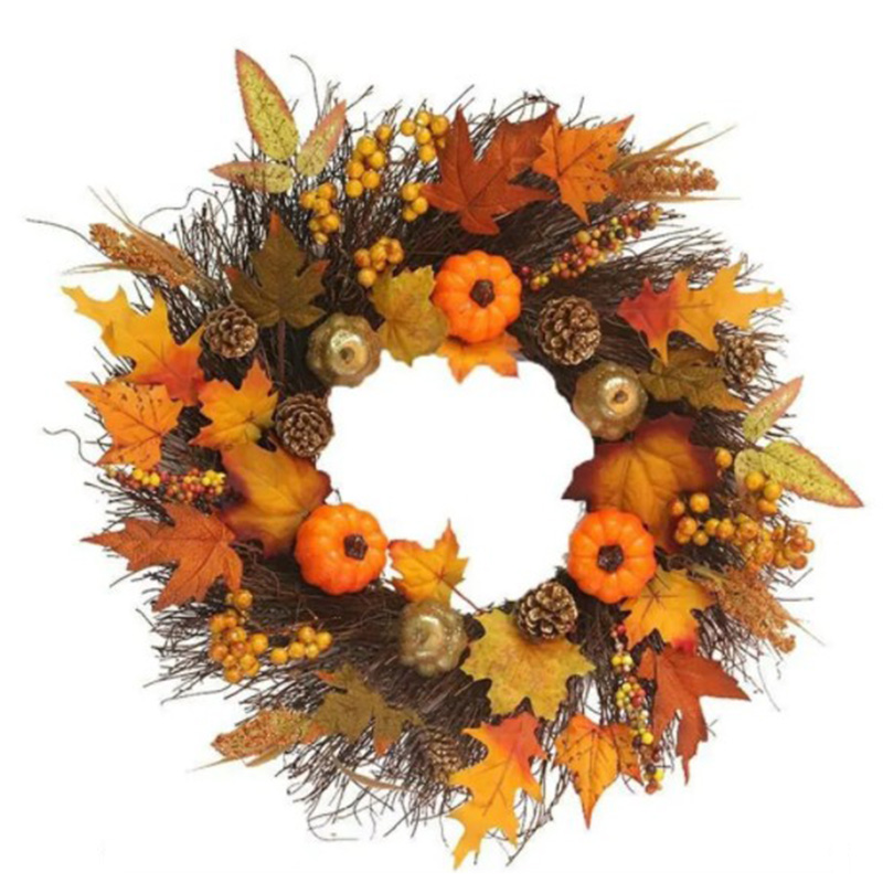 Аксессуар на стену Halloween Wreath Оранжевый Коричневый Аксессуар на стену Halloween Wreath Оранжевый Коричневый в Орле | Loft Concept