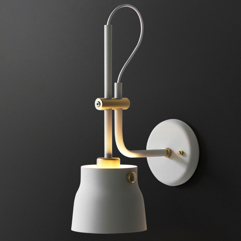 Бра RAM PLASENCIA Wall Lamp white Белый Латунь Бра RAM PLASENCIA Wall Lamp white Белый Латунь в Орле | Loft Concept