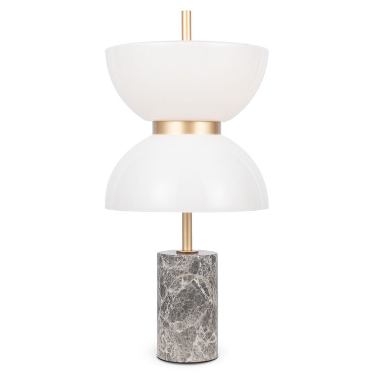Настольный светильник Gray marble Золотой Серый Настольный светильник Gray marble Золотой Серый в Орле | Loft Concept