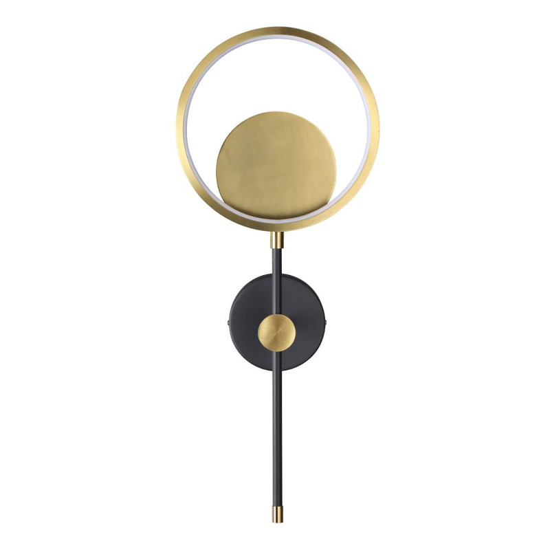 Бра Bendik Gold Ring Wall lamp B Золотой Черный в Орле | Loft Concept 