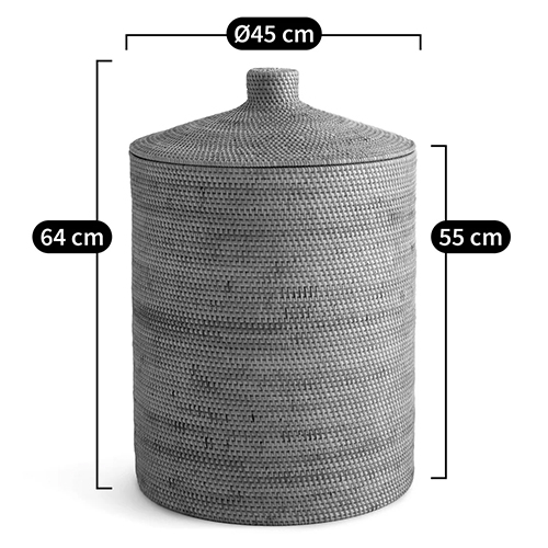 Плетеная корзина с крышкой Kheri Wicker Basket в Орле