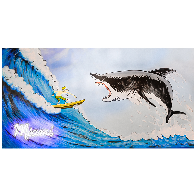 Картина Shark с декоративной подсветкой Мульти Картина Shark с декоративной подсветкой Мульти в Орле | Loft Concept